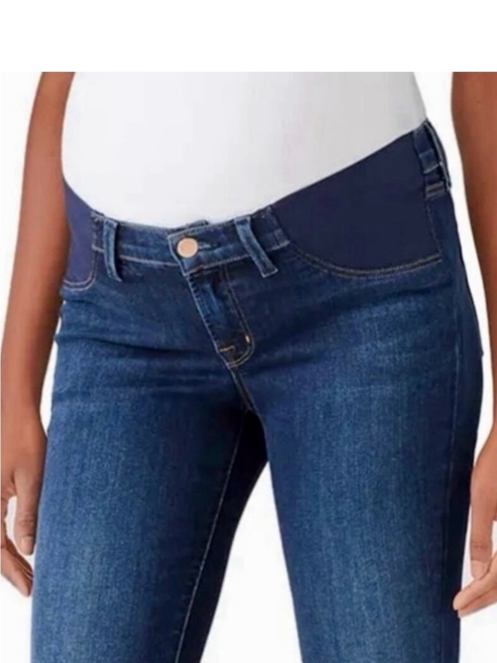 J Brand Mama J Dark Blue Maternity Stretch Jeans